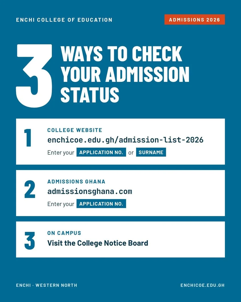 3 ways to check your admission status